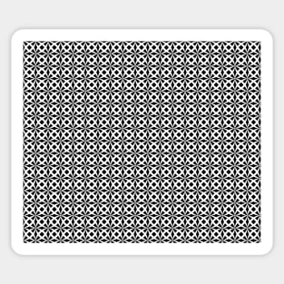 Decorative Black and White Pattern Sticker